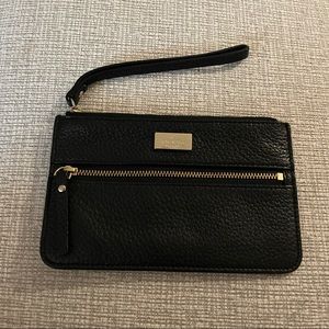 Kate Spade black wristlet like new